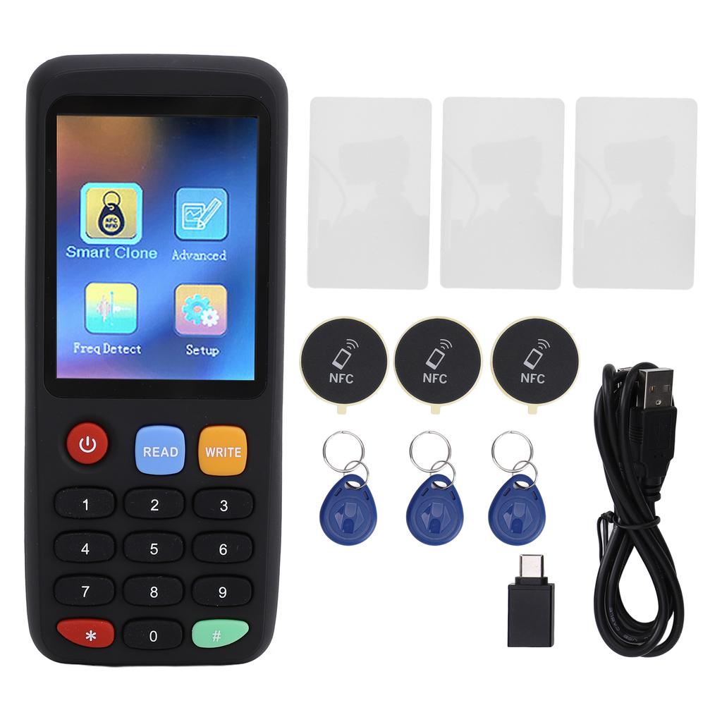 NFC Card Copier Professional ID Card Writer Smart Card Copier Machine with Clear Screen for Access