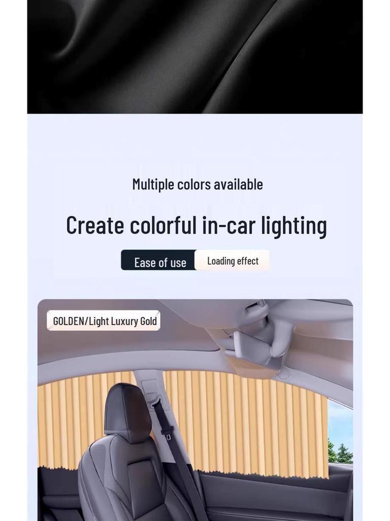 Magnetic Car Sunshade - Universal Heat Insulation & UV Protection for Side Windows