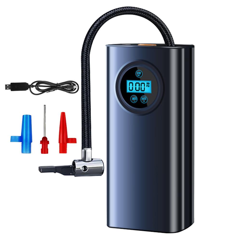 

Автомобильные аксессуары - беспроводной насос для накачивания шин, автомобильный электрический воздушный насос для крепления на автомобиль, мотоцикл, велосипед, мяч, автоматический надувной воздушный компрессор чёрный