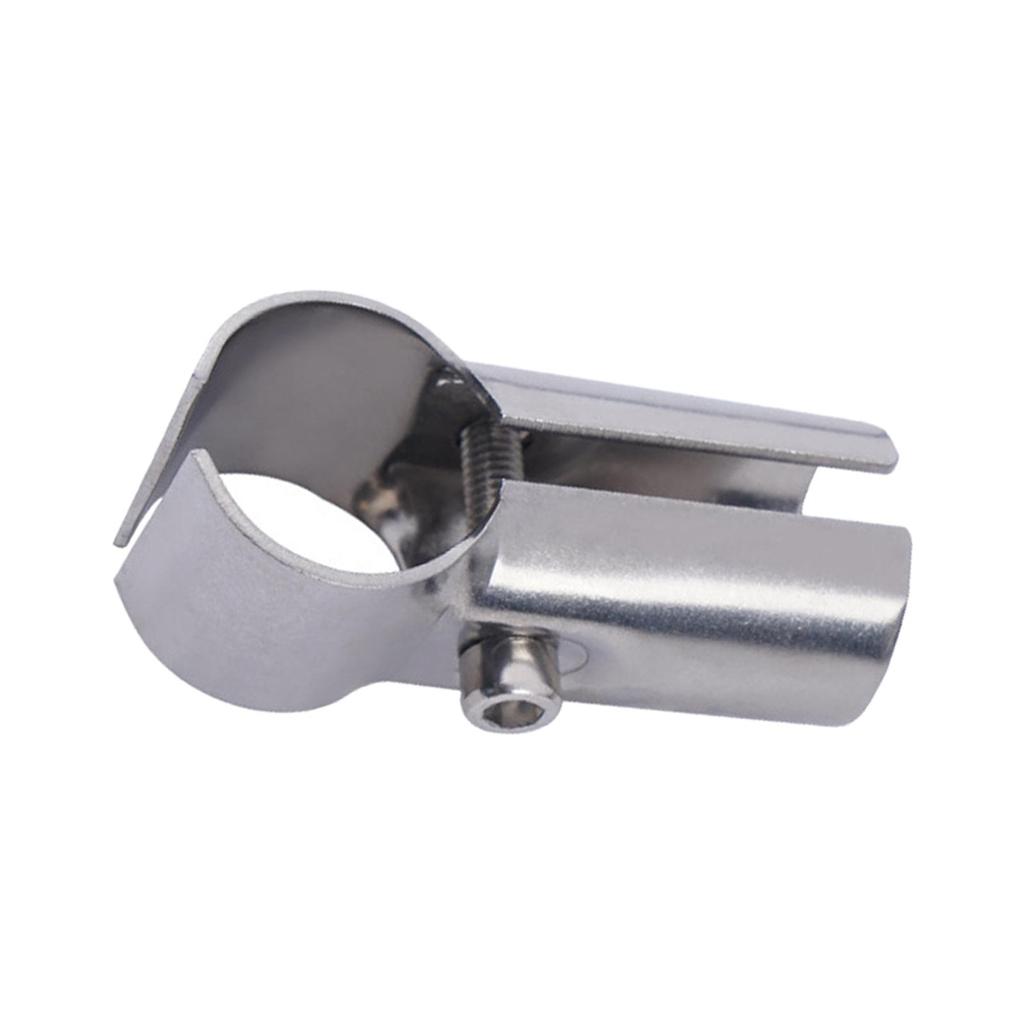 Stainless Steel Tube Connector Tube Clamp Joint for Shelf Frames Round Pipe Connection Drying Racks Round Pipe Flower Sheds