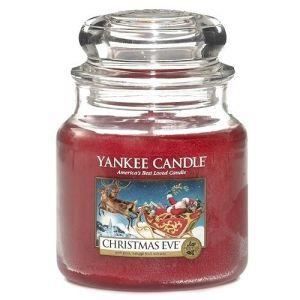 Bougie Parfumée - YANKEE CANDLE - Nuit De Noël - Rouge - 411g - 90 Heures De Combustion