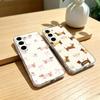 Cartoon Cute Dachshund Phone Case For Samsung Galaxy A91,80,73,72 ,71,53,52,32 ,31,22,21s,20,Transparent Case