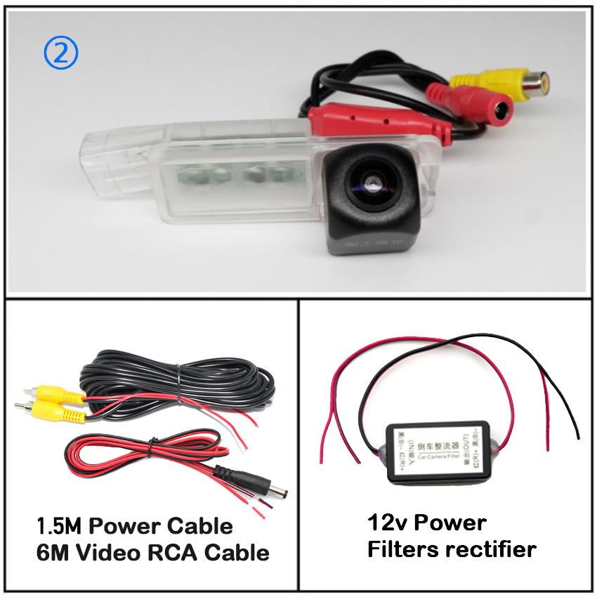 Car Starlight Night Vision Rear View Camera For SEAT Ibiza FR 2017 2018 2019 5D Backup Reverse Camera Hd License Plate Camera