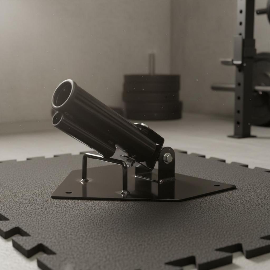 T-Shaped Row Handle Sturdy Steel Landmine Compatible with Rods