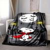 1Pc Snoopy Witch Halloween Night Blanket Soft And Comfortable Casual Warm Camping Travel Christmas Halloween Gift M91799
