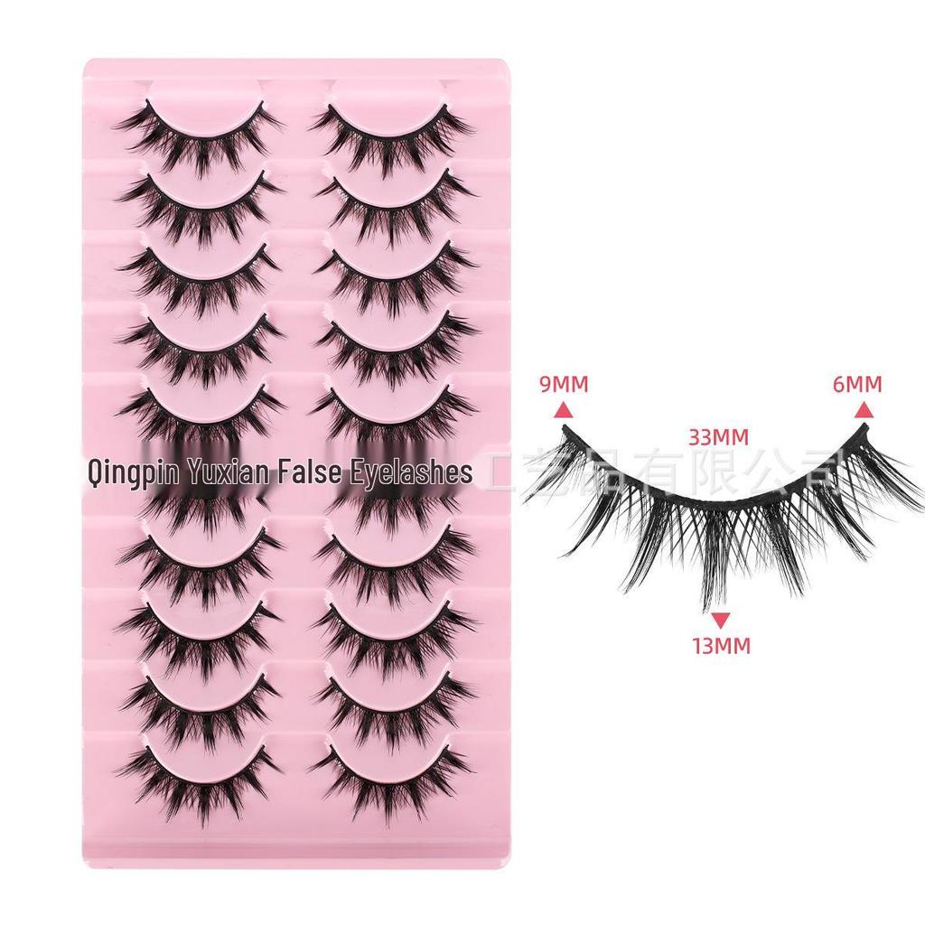 Thick Slanted Black Fox Eye False Eyelashes