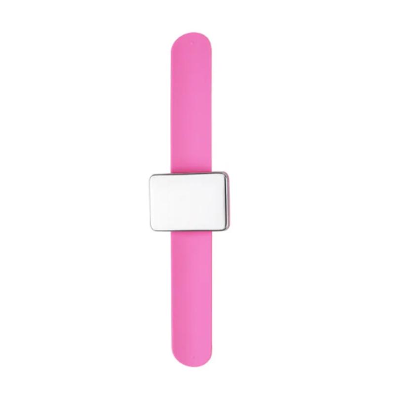 Magnetic Bracelet Sewing Pincushion Wristband Pin Cushion Holder For Quilting Sewing Pins Silicone Wrist Strap Bracelet розовый