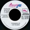 Płyta 7-calowa JAH MASON - Perserve It NONE Manatee Records Jamajka Reggae, Ska & Dub Używana