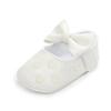 Girl Baby Princess Shoes Preschool Children's Anti slip Flat Bottom Soft Sole Cotton Baby Bed Shoes Cute Bow Baby Walking Shoes