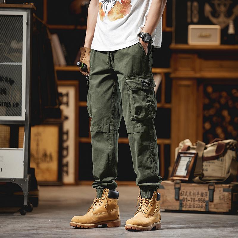 JAYSCE Pantaloni de lucru la modă pentru bărbați Pantaloni de alpinism rezistenți la uzură în aer liber Îmbrăcăminte de lucru Pantaloni cargo la modă de stradă Pantaloni kaki