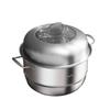 Longde Enjoy Series Double-Layer Stainless Steel Steamer Pot