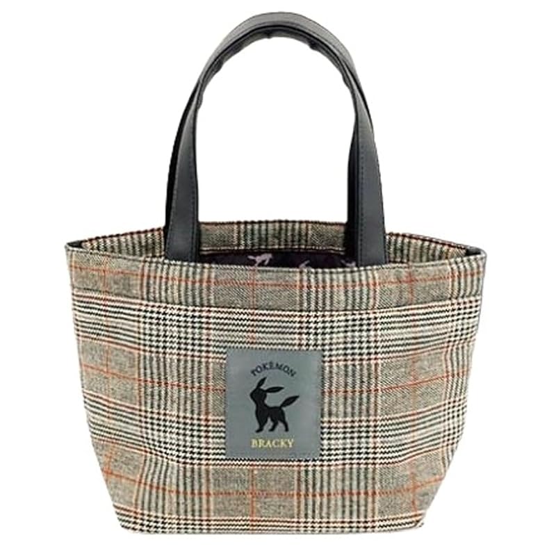 

marimo craft pokemon check series tote bag check blackie W300×H210×D110mm PKM-878