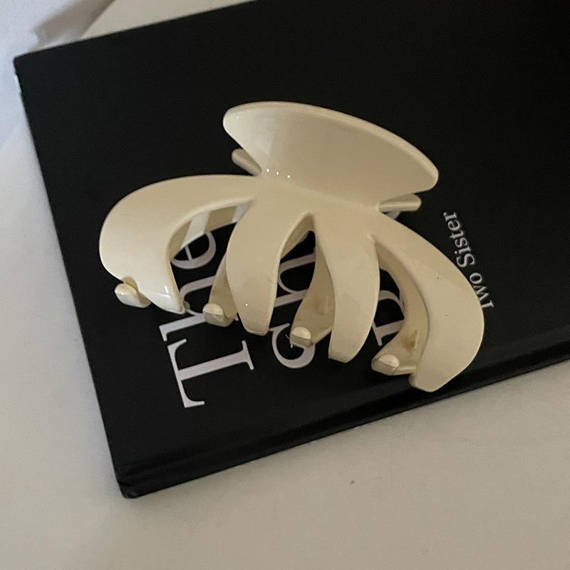 Luxury Pumpkin Claw Hair Clip for Thick Hair - Large Size Updo Shark Clip for Women