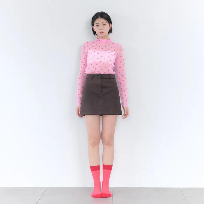 [IHM26SS09] Vivid Socks Pink