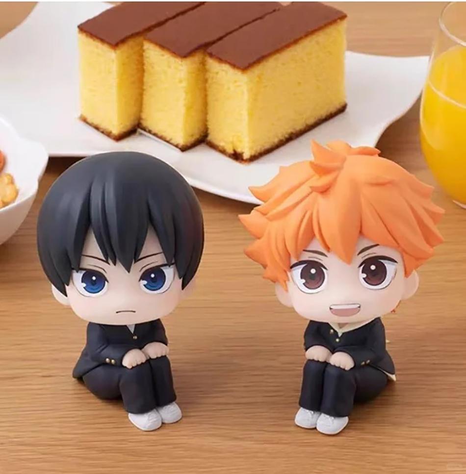 Anime Figures Haikyuu Shoyo Hinata Version Action Tobio Kageyama Toy Children Collector Haikyu Model Birthday Gift Q PVC Poseable Articulated Scale