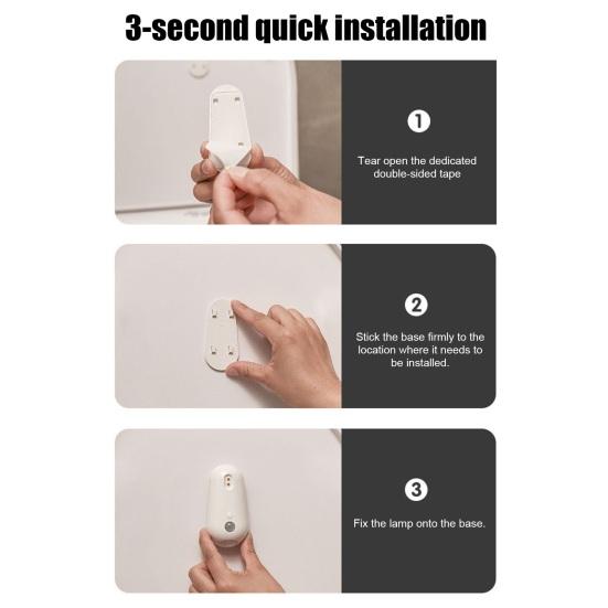 Toilet Light with Intelligent Sensing UV Sterilization Rechargeable USB-C Night Light Peel And Stick Soft Nightlight for Bathroom Toilet