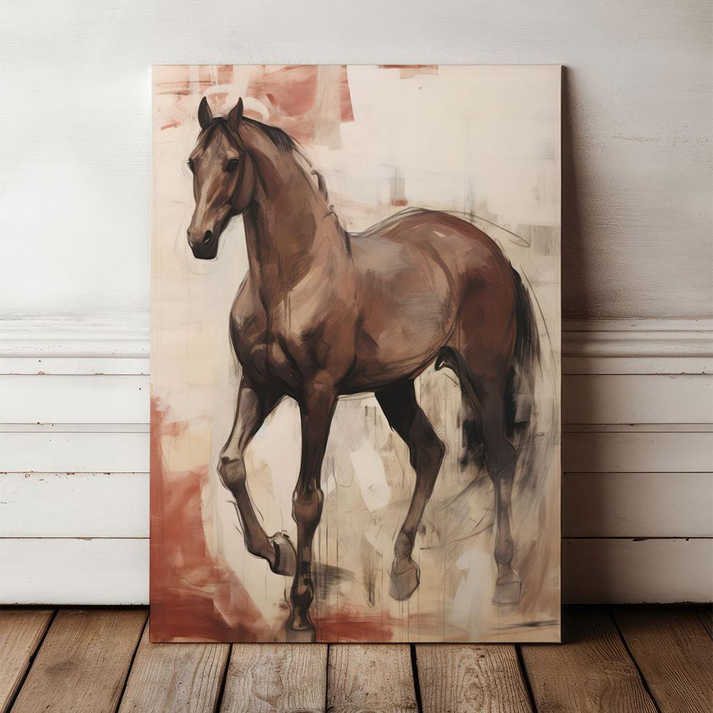 Canvas Painting Horse