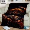 Tree of Life Mystical Celtic Art Print Flannel Blanket Cozy Warm Throw Sofa Bedroom Present Indoor Home Party Lounge Decor