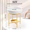 Bol Diffuseur d'Arômes en Céramique avec Support Stable à Quatre Pieds pour Chauffe-Plat, Brûleurs à Huiles Essentielles, Fourneaux, Décoration d'Intérieur