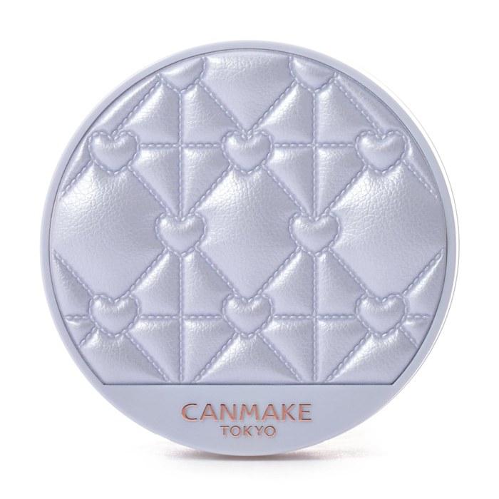 Canmake Illuminating Finish Powder ~Abloom~ 01 (Limited Quilting Design) Hydrangea Garden Face Powder, Dewy Skin, Translucent Finish, UV