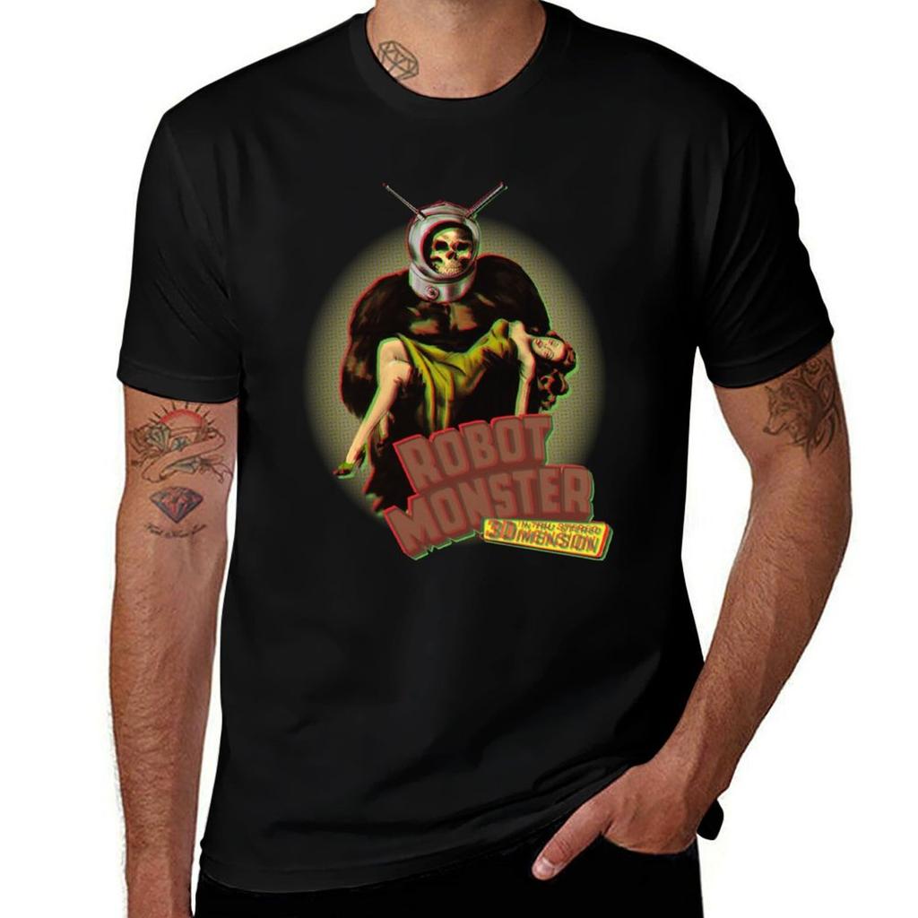 Robot Monster Tshirt Athletic Quick Dry Tshirt For Unisex