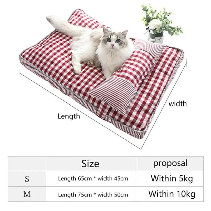 Huisdier Kattenbed Kussen Zachte Lounger Huisdier Bed Huis voor Honden Katten Gezellig Slaapbank Warm Puppy Kennel Mat Hond Matras Huisdierbenodigdheden