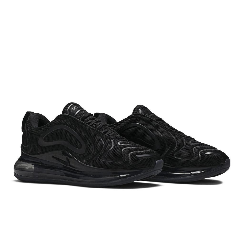 Nike Air Max 720 'Triple Black' (Unisex) Black / Black-Black Running Shoes AO2924 007