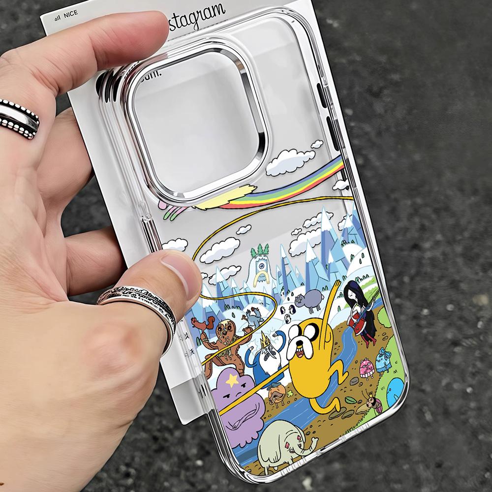 Hot Anime A-Adventures Times Phone Case For iPhone 17 Air 16 e 15 14 13 12 11 Pro Max Plus SE 2020 2022 Soft Back Cover