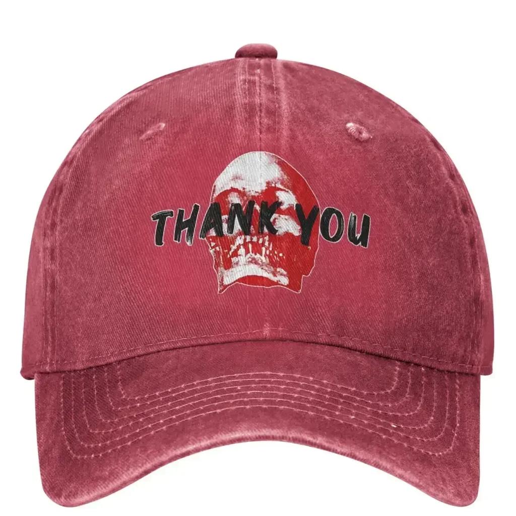 Depeche Mode Danke Totenkopf Rockband Baseballkappen Merch Für Unisex Retro Used Gewaschene Hüte Kappe Papa Hut Verstellbar