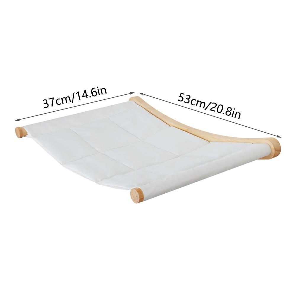 

Гамак-кровать для кошки Настенная полка-лежанка для лазания Кошачья лежанка Мебель Устойчивая полка насесты Домик для кошки для сна игр Аксессуары