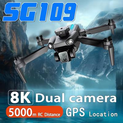 Neu SG109 ProMX GPS Drone ESC HD Kamera 5G WiFi FPV Faltbare 4-achsen Anti-shake Bürstenlosen Quadcopter
