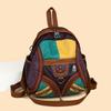 Fashion Splicing Washing Leather Backpacks Female Luxury Bagpack for Women Large Capacity School Travel Bag Ladies Shoulder Bags