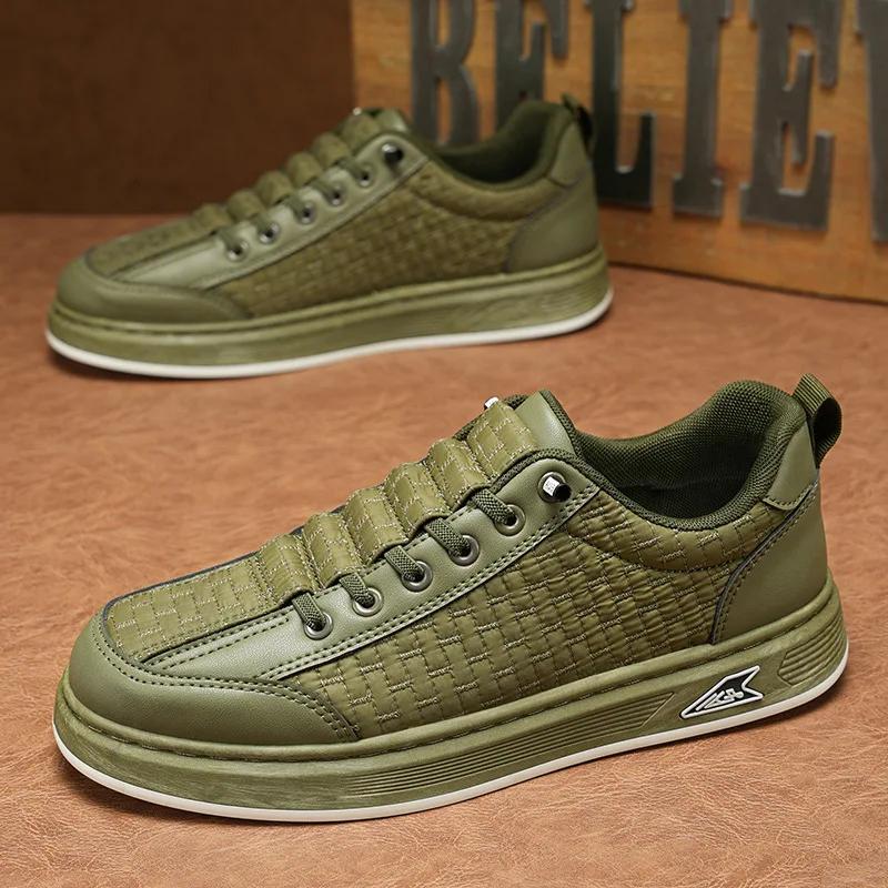 2025 Spring Men's Sneakers Breathable Men Casual Shoes Slip-on Mens Board Shoes Comfortable Soft Mens Sports Shoes Tenis Hombres