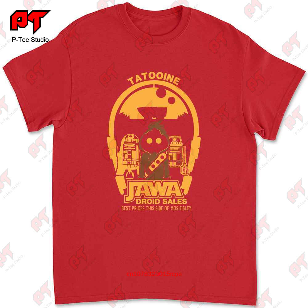 Tatooine Droid Sales Jawa Movie Tees Funny T Shirt FME7 S