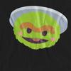 Sesame Street Womens/Ladies Oscar The Grouch Kawaii Face T-Shirt