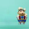 Crayon Shin-chan Snack Time Hand-painted Figure - Cake Decoration & Desk Ornament