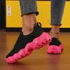 Women's Sports Shoes Comfortable Lightweight Mesh Breathable Trendy Flat Shoes Solid Color Summer Fitness Womens Hiking Shoes