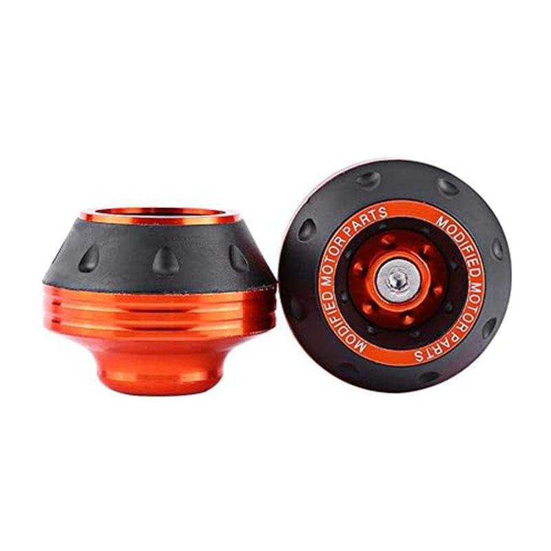 2Pcs Universal Motorcycle Wheel Protection Crash Pad Motorbike Crash Protectors Alloy Motocross Falling Front Fork Slider Cups