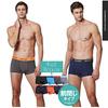 Exio Functional Underwear Front Closure Boxer Sizes 8 All Size M Men's 4-Piece Set, Antibacterial, Odor-Resistant, Moisture-Wicking, Quick-Drying,