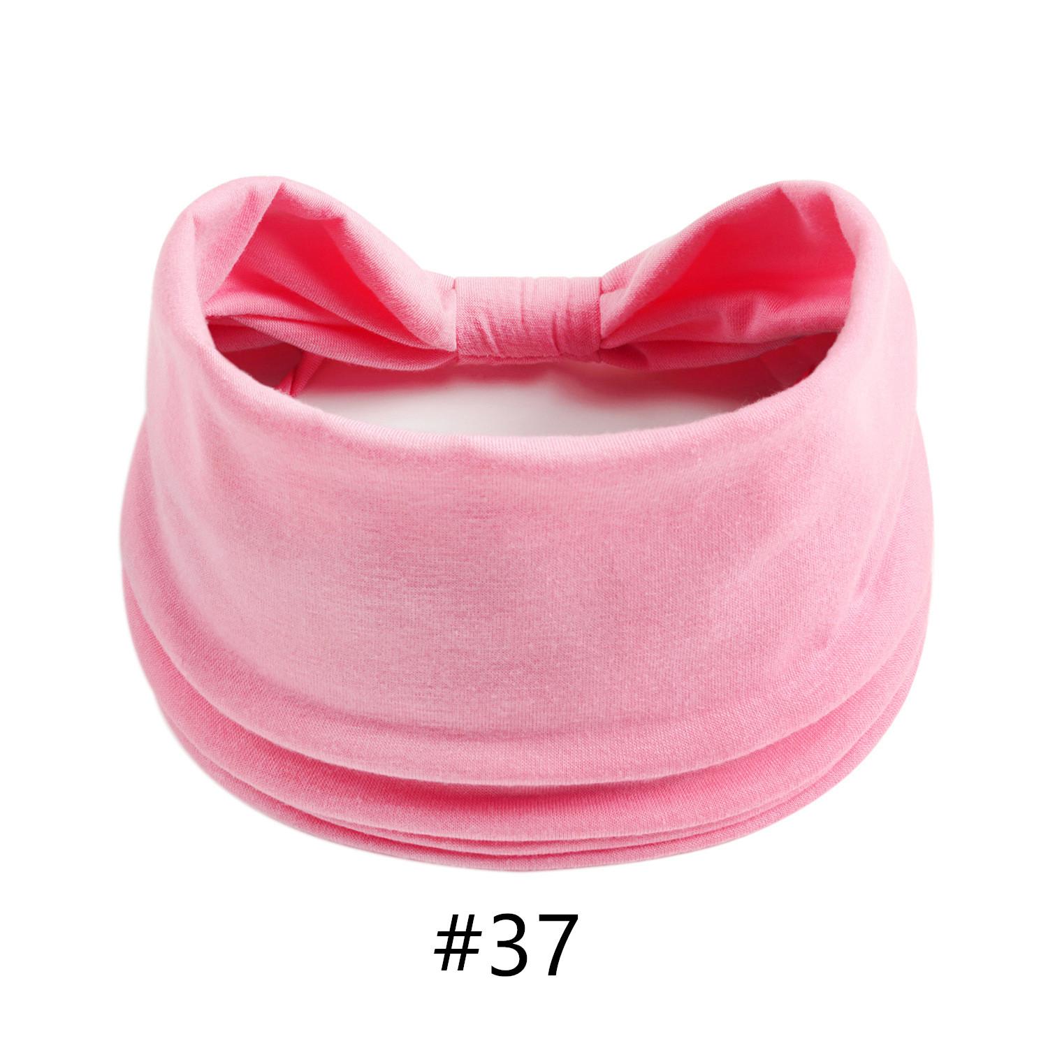 

Тюрбан для голови Одноколірні вузли Широкі пов язки для жінок М які бавовняні спортивні еластичні гумки для волосся Аксесуари Бандана для йоги Бандаж