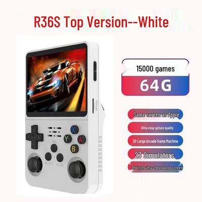 R36s Open Source 3.5" Retro Handheld Game Console with BA Joystick - Nostalgic Arcade Style PSP