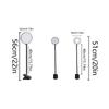 USB Charging Clip Desk Lamp Bedside Reading Lamp with 3 Color Modes and Adjustable Brightness - Black