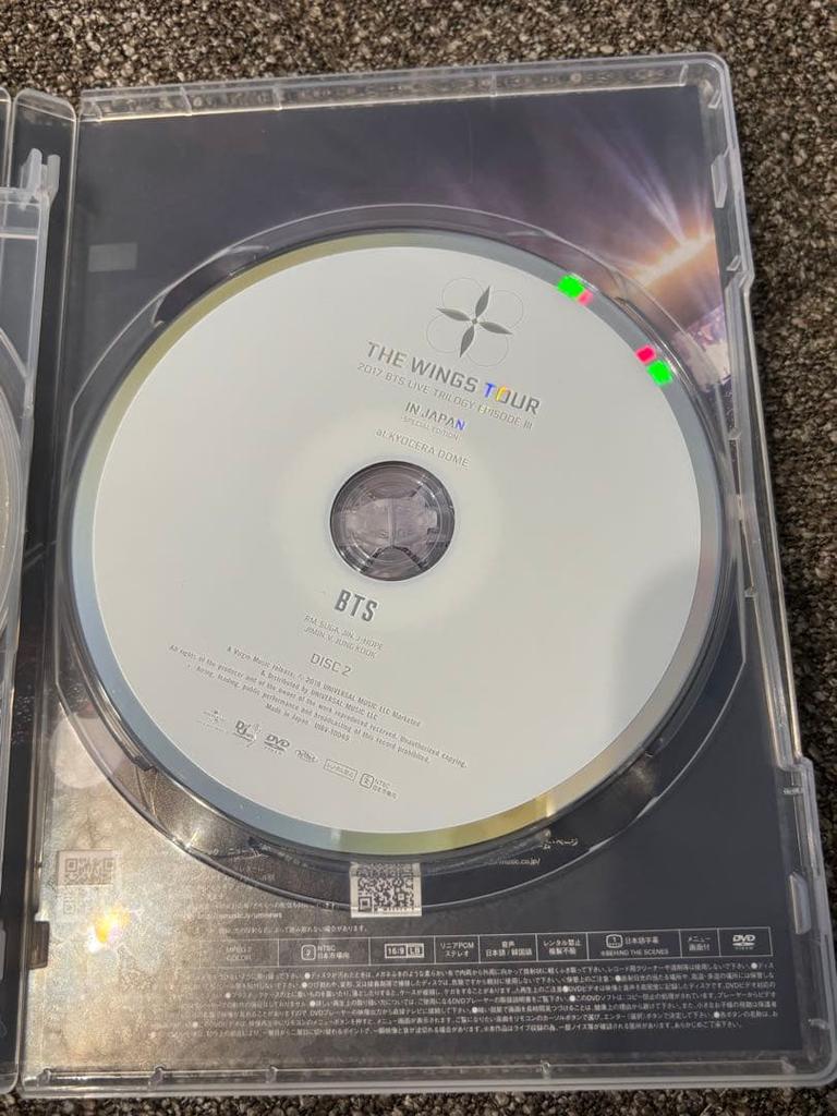 [USED] BTS THE WINGS TOUR IN JAPAN 2-disc Set