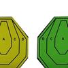 3 Stuks Mini Doelen Jacht Silhouet Doel Sport Oorlogspel Brief Scheiding Stevig Buiten