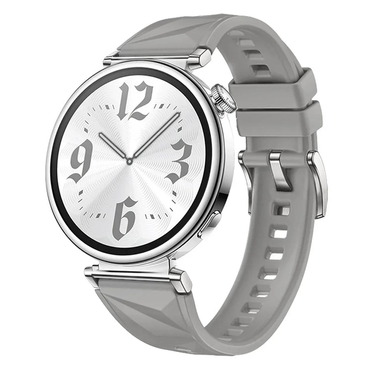 

Новий силіконовий ремінець для Huawei Watch GT5/GT4 41MM офіційного кольору з візерунком Кришталевий лід для Huawei Watch GT5 Pro 42MM For GT4 41MM
