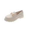 Women's Loafers Shoes Autumn Platform Sole British Style Fashionable Outdoor Slip-On Single Shoes Thick Sole Korean Style