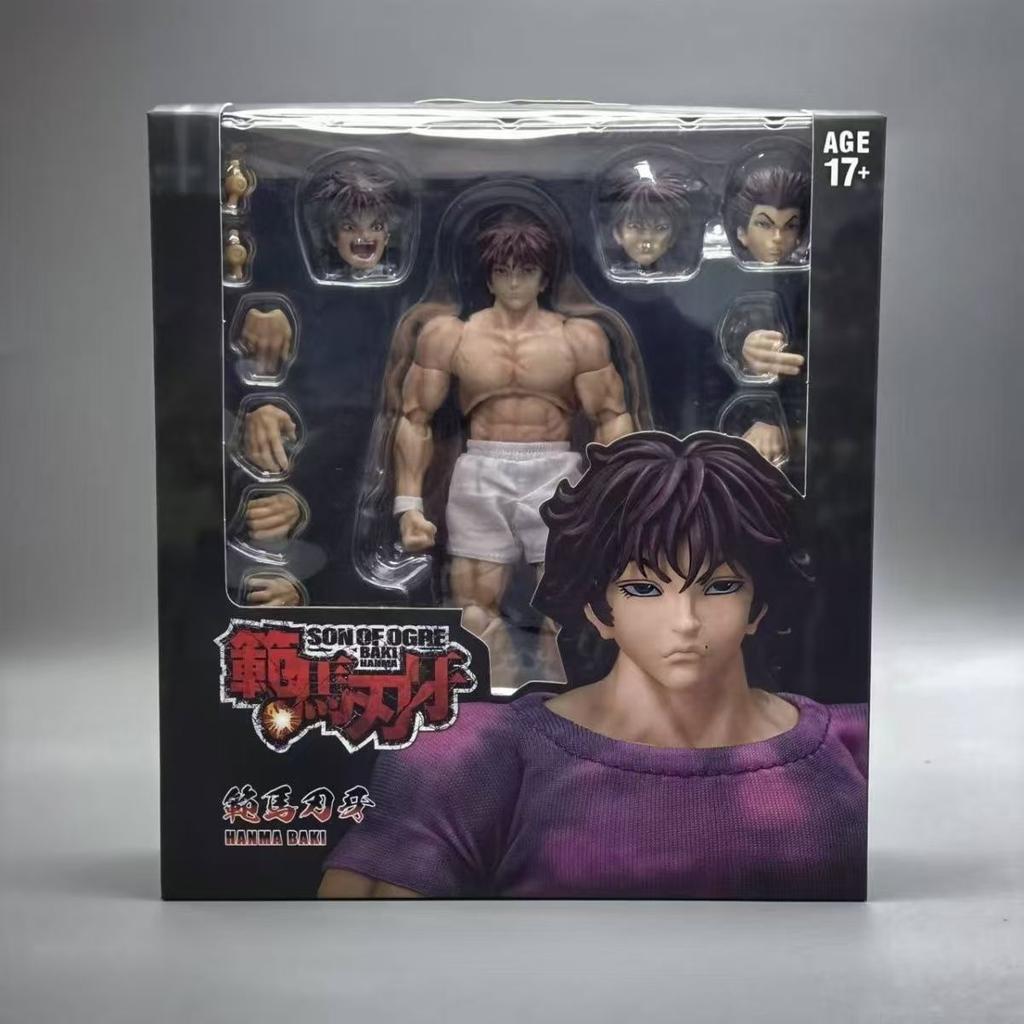 Storm Toys Actionfigur 1/12 St Serie Yujiro Hanma Baki Vollständig Gelenkig Sammlerfigur Für Erwachsene Sammlung Display