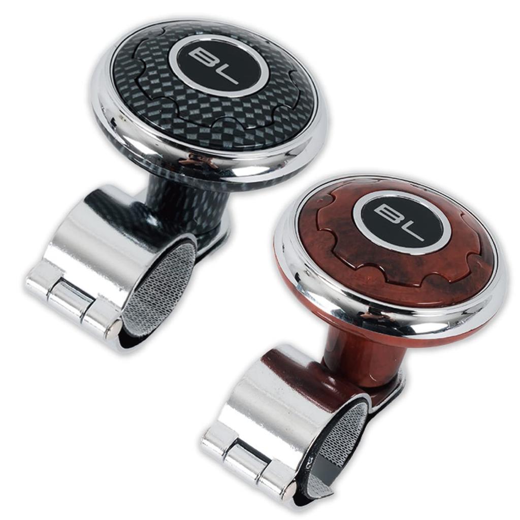 RERACO Car Steering Wheel Set of Car Handy Steering Wheel Steering Black Check Tortoiseshell Spinners, 2, Accessories, Knob, Support, &