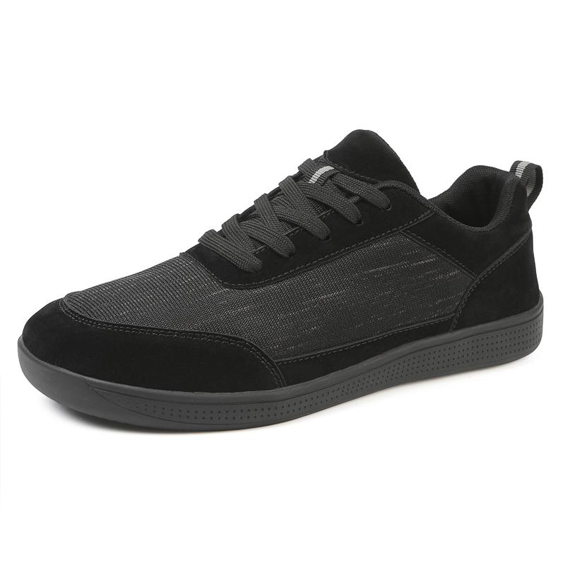 Men Knit Casual Walking Shoes Lace Up Breathable Trendy Sneakers Original Light Shock Absorption Male Tennis Shoes Men