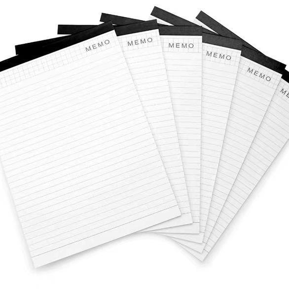 A4 Tearable Sticky Notes with Grid - 30 Sheets, Creative Notebook Manager Clip Replacement A4 Sticky Note